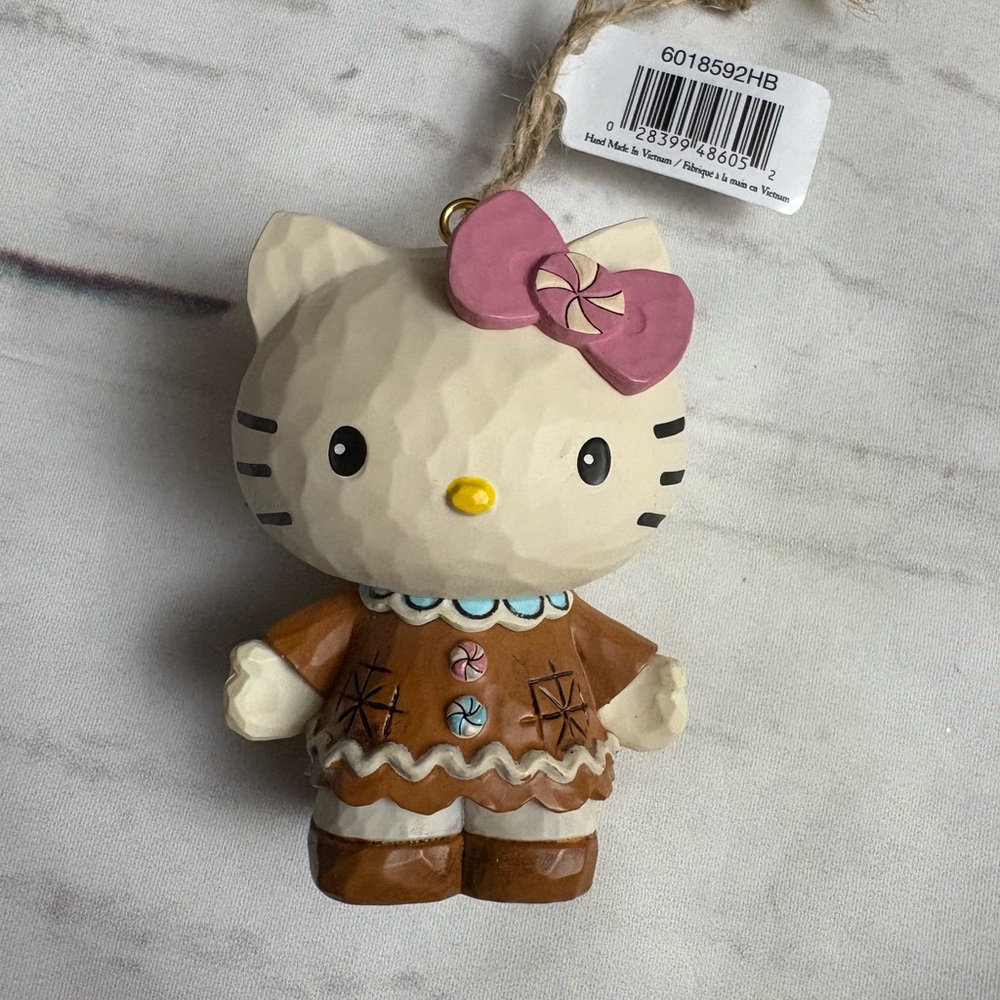 Jim Shore Hello Kitty Gingerbread Ornament - 2025 Christmas - New NWT